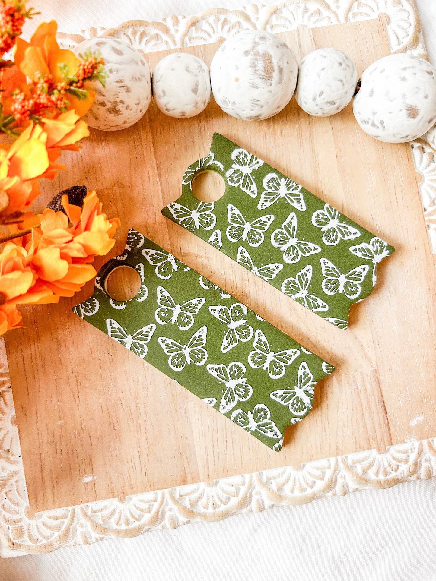 Green Butterfly Stanley Topper