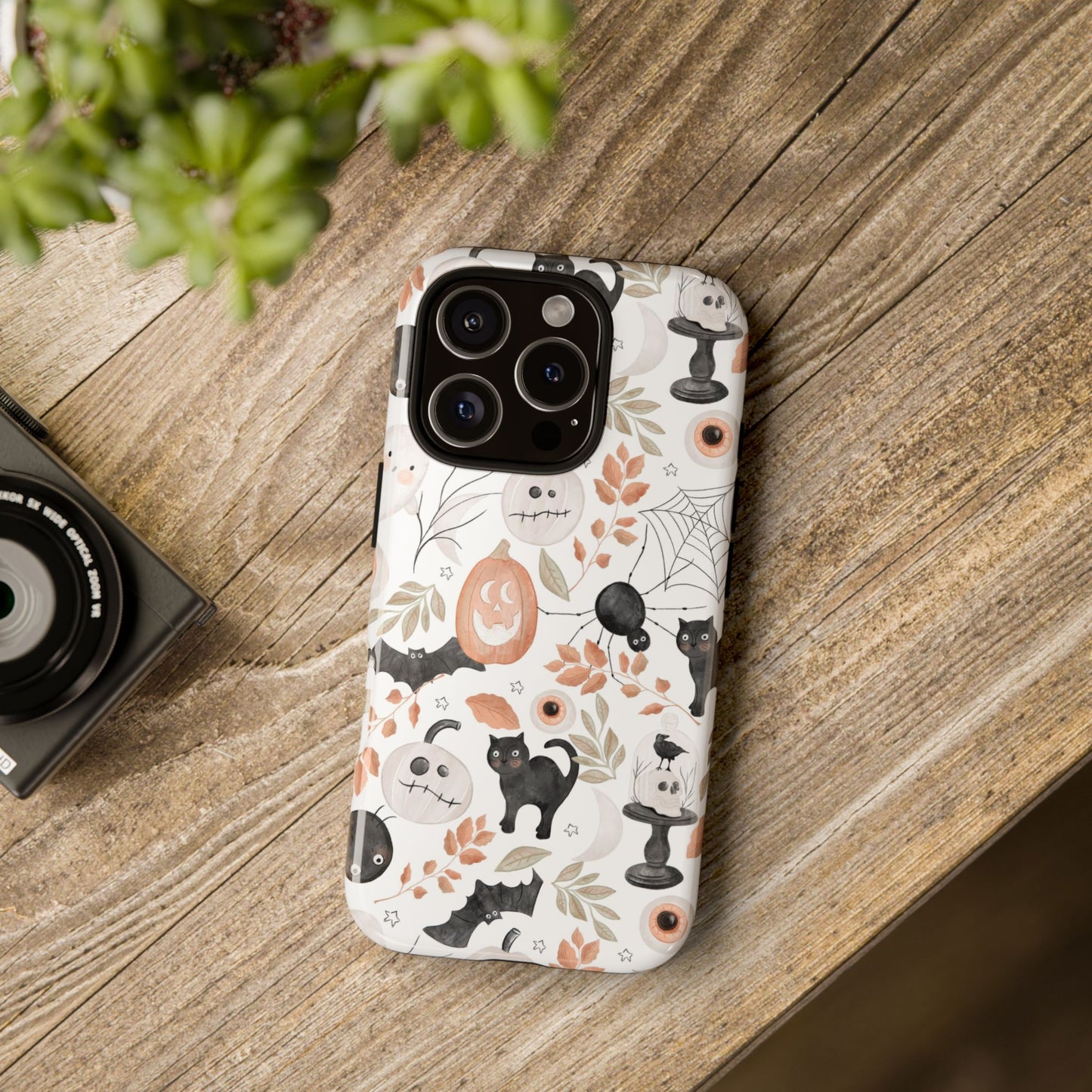 Cats & Pumpkins Tough Phone Case