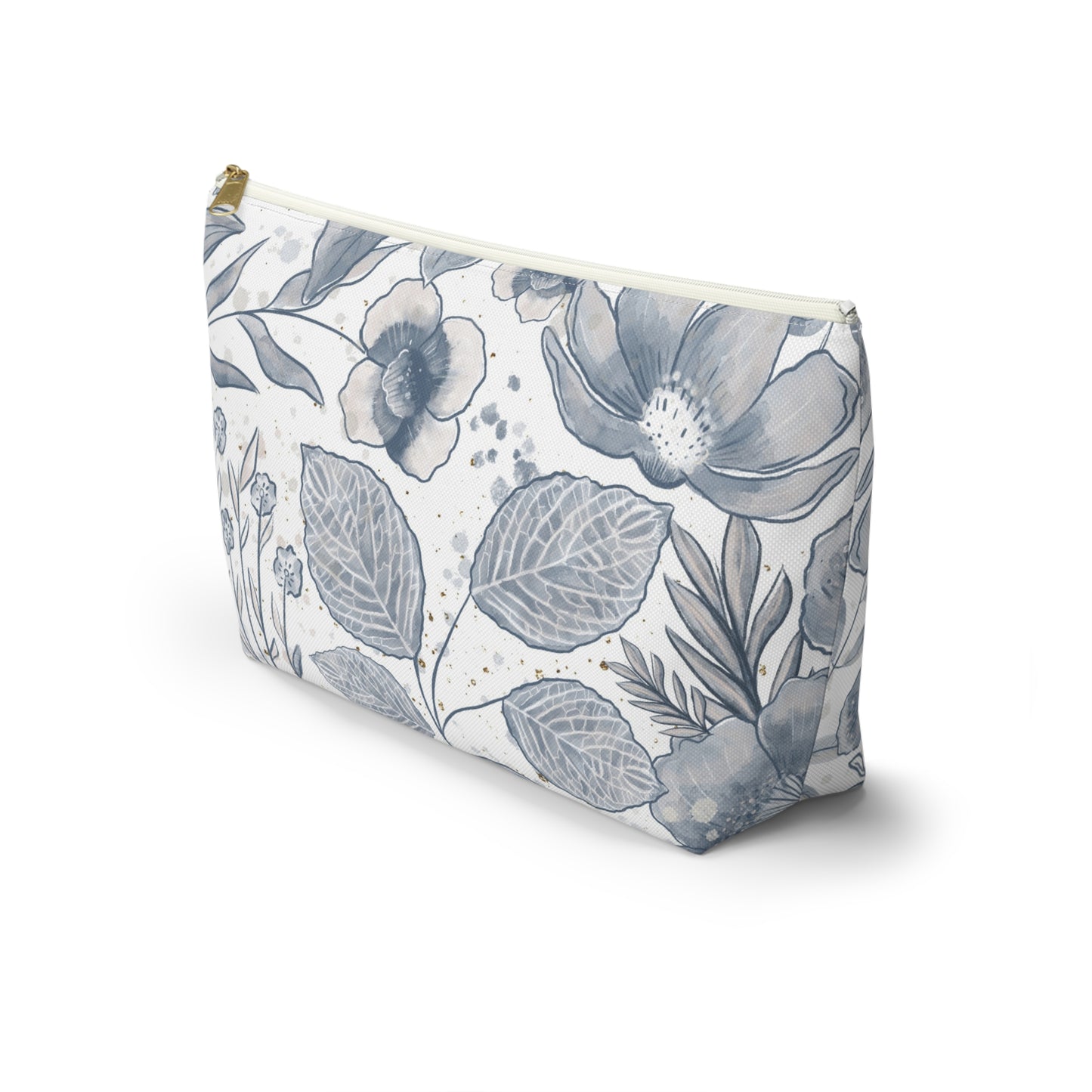 Blues Bloom Accessory Pouch