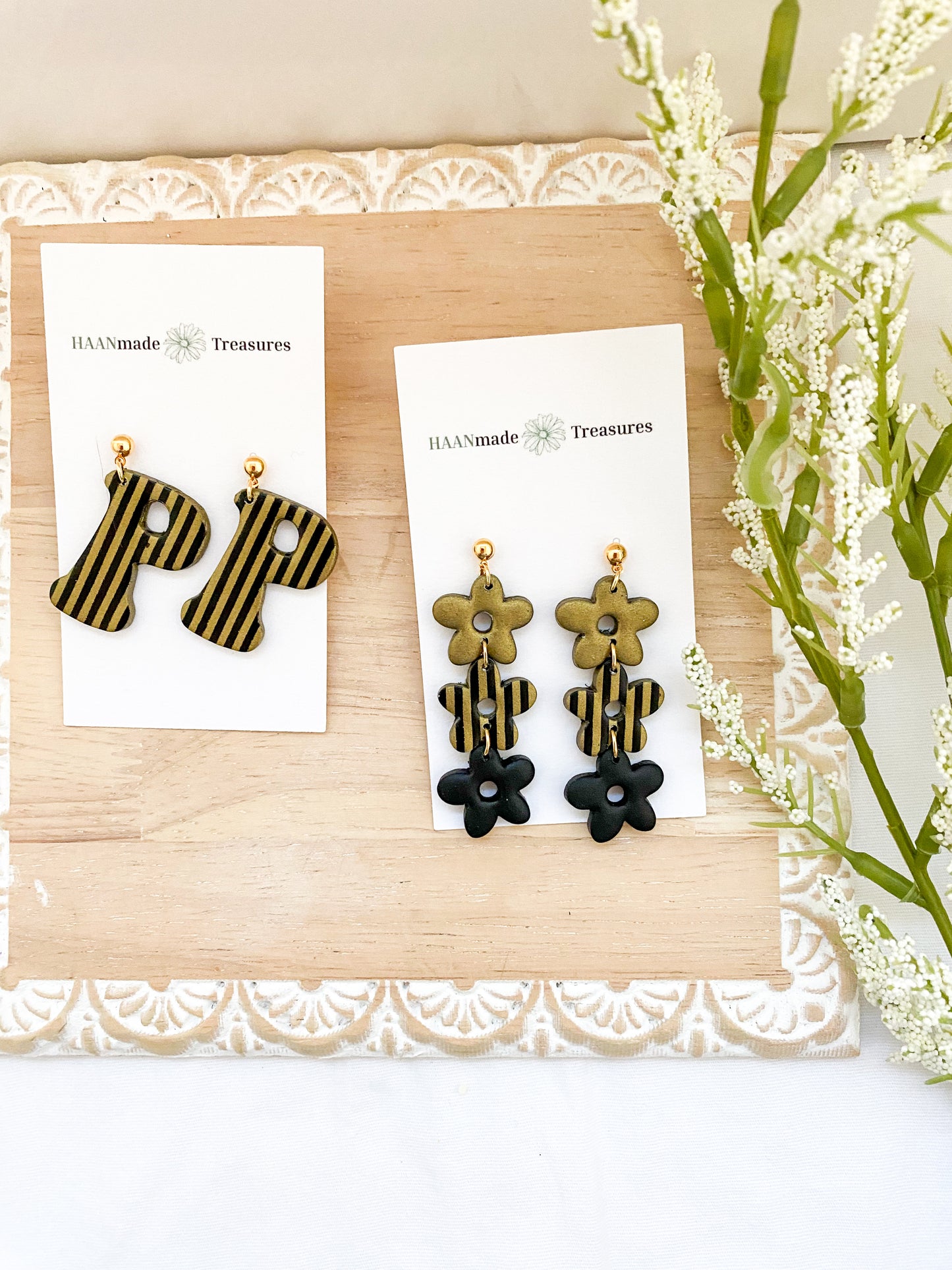 Vintage Candy Stripe “P”s