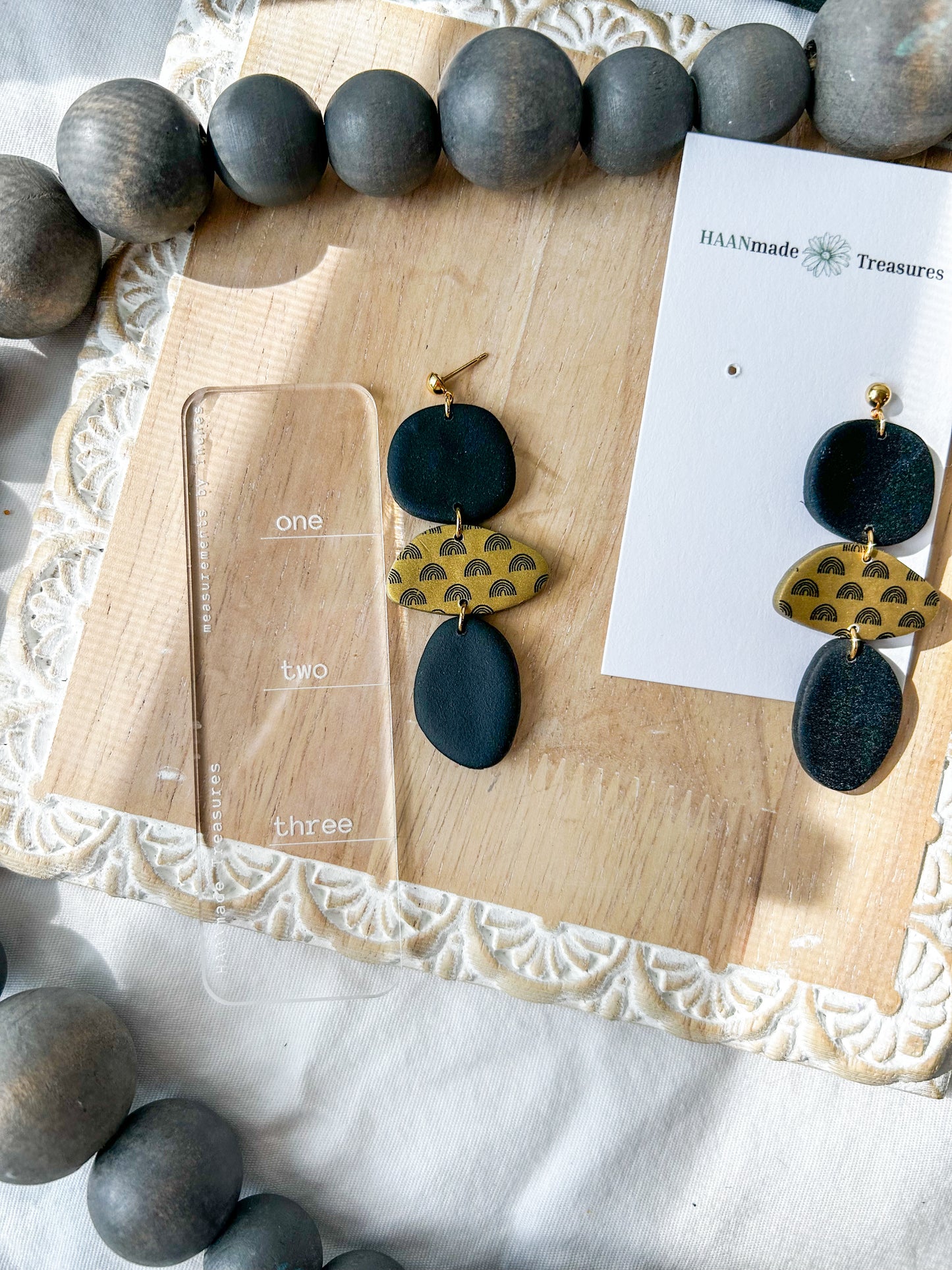 Abstract Black and Gold with Rainbows