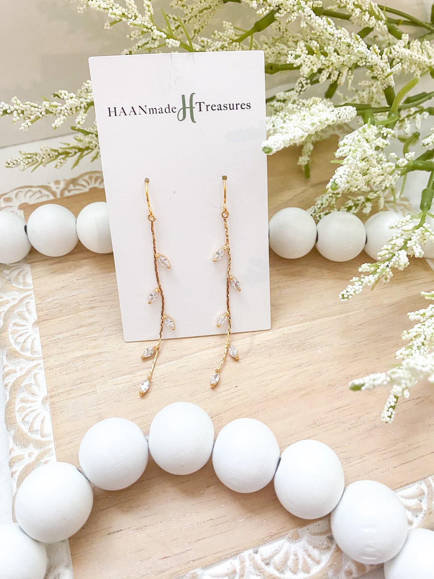 Diamond Leaf Dangles