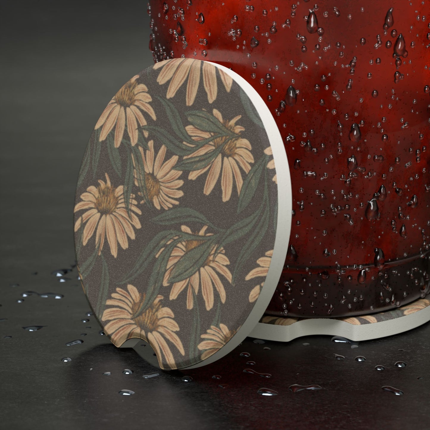 Butternut Squash Soapstone Car Coaster