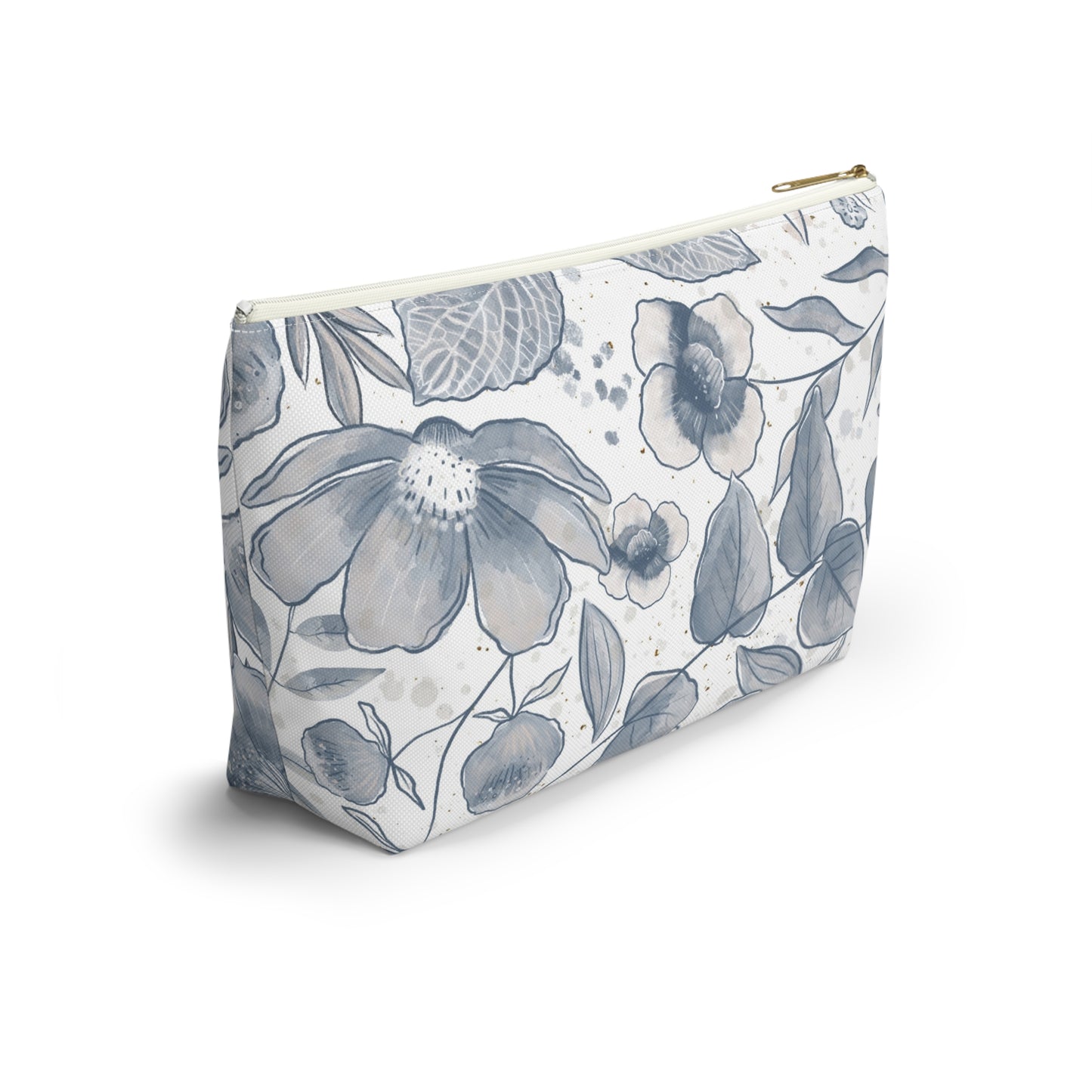 Blues Bloom Accessory Pouch