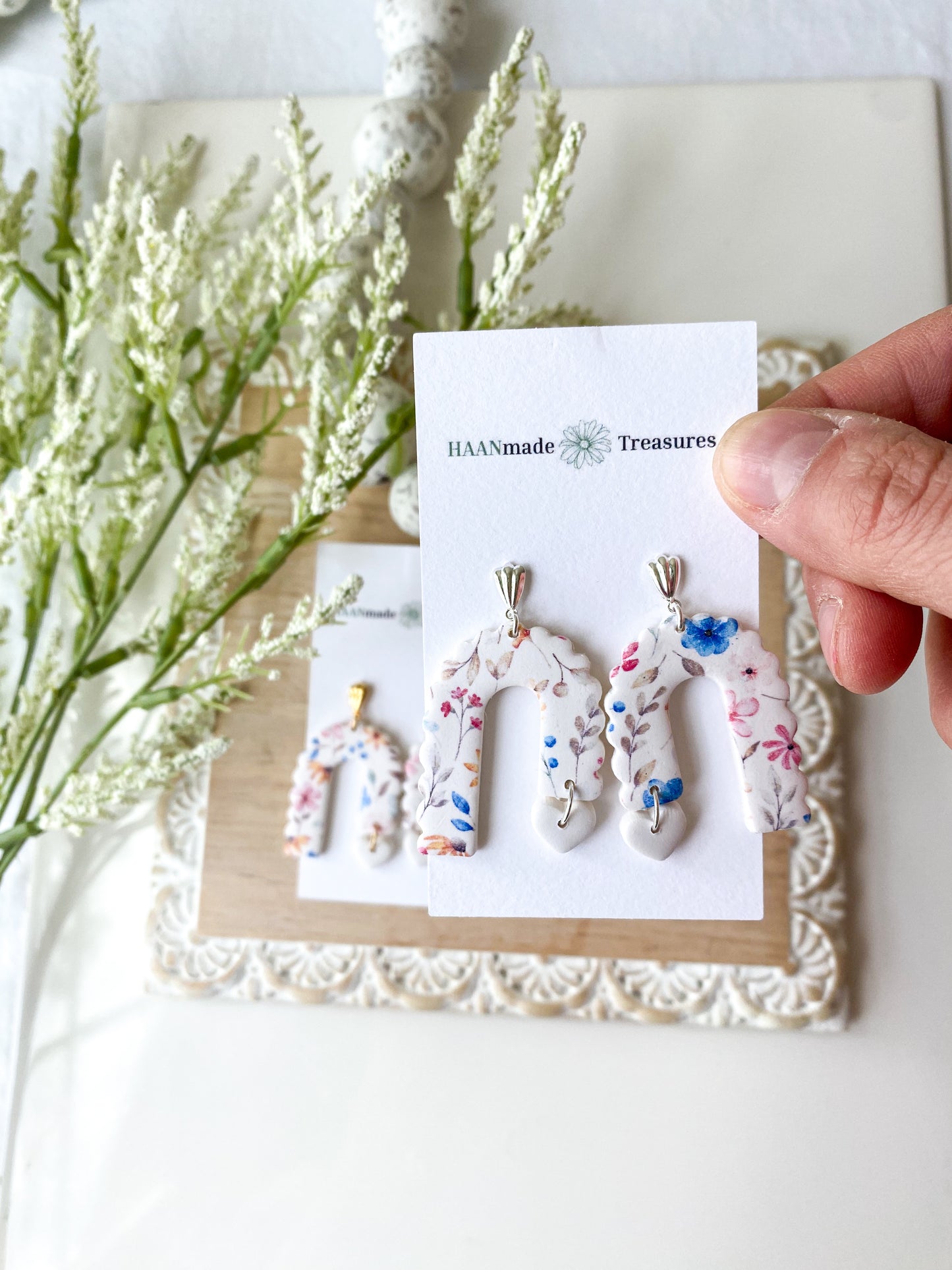 Spring Florals #1 - Scalloped Arch