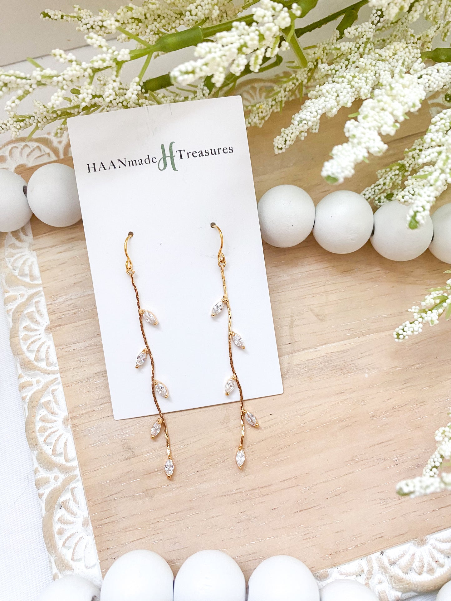 Diamond Leaf Dangles