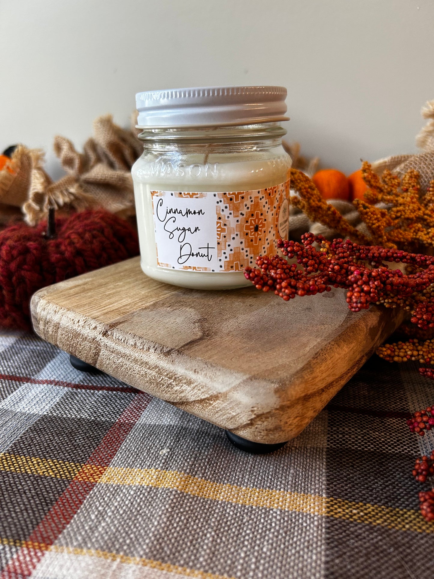 Cinnamon Sugar Donut Fall Candle
