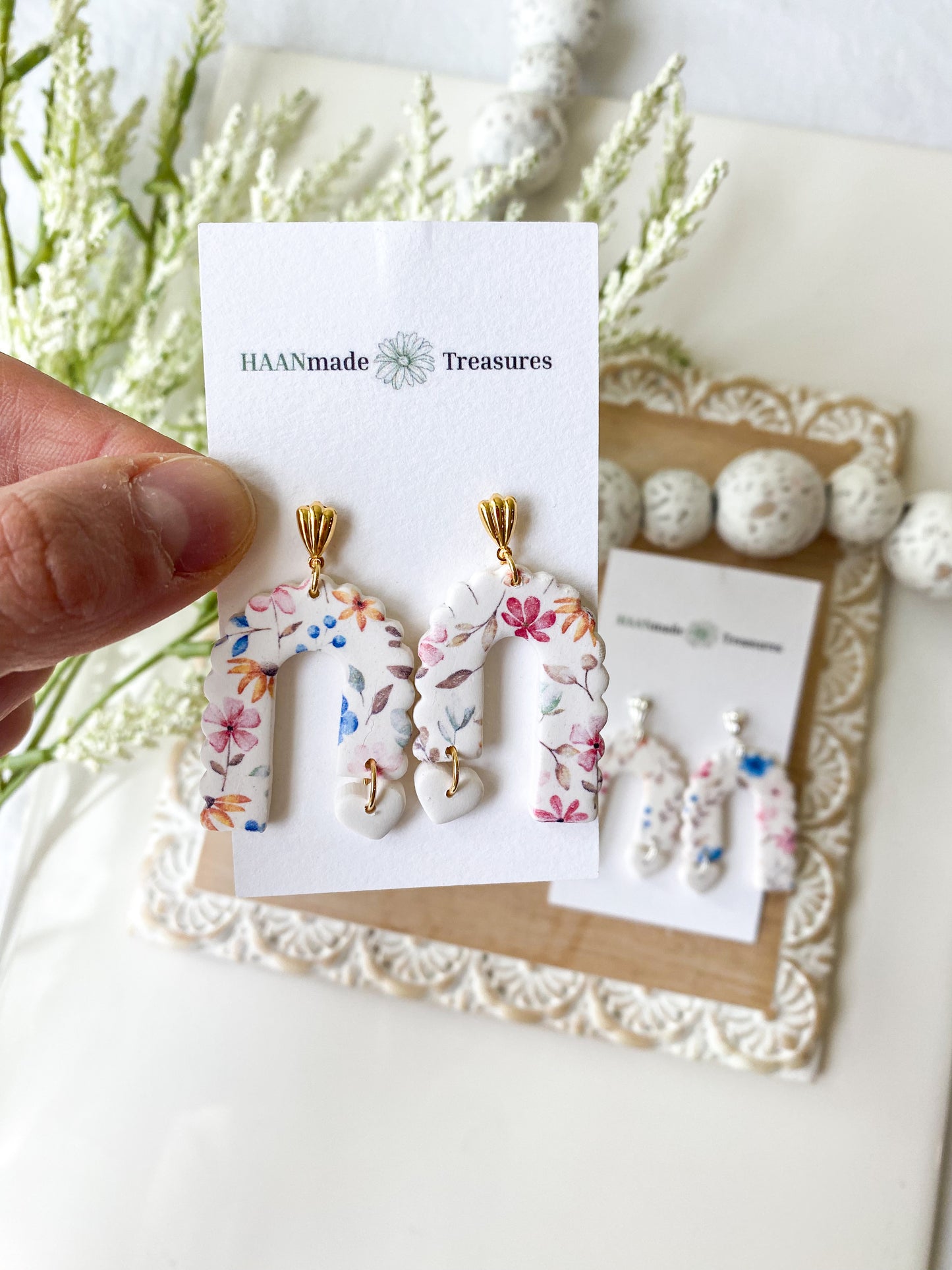 Spring Florals #1 - Scalloped Arch