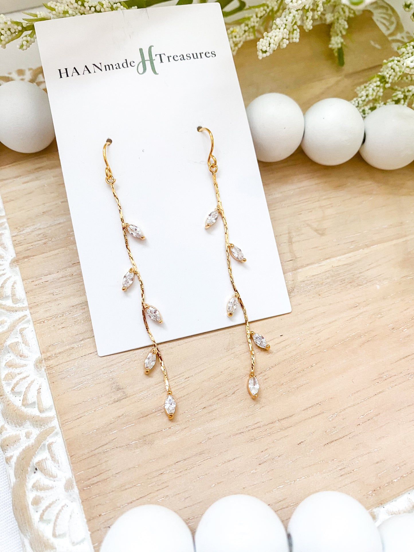 Diamond Leaf Dangles