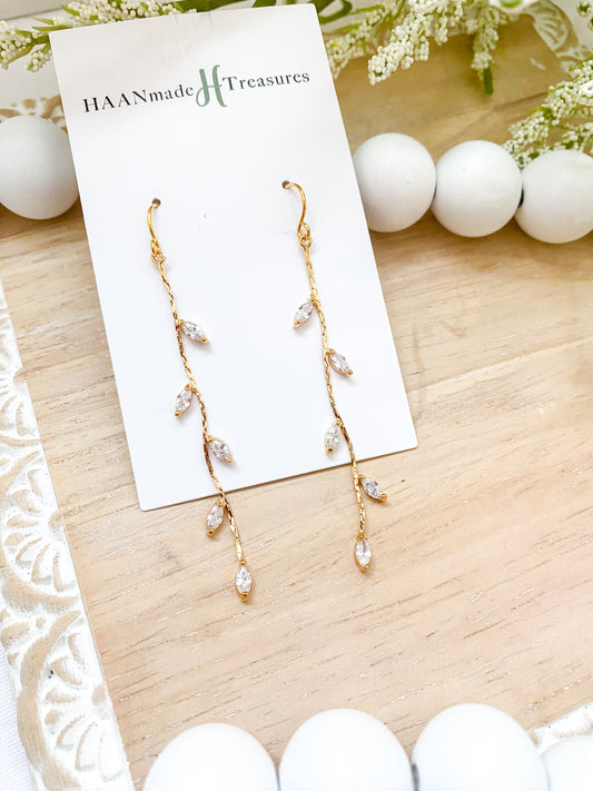 Diamond Leaf Dangles