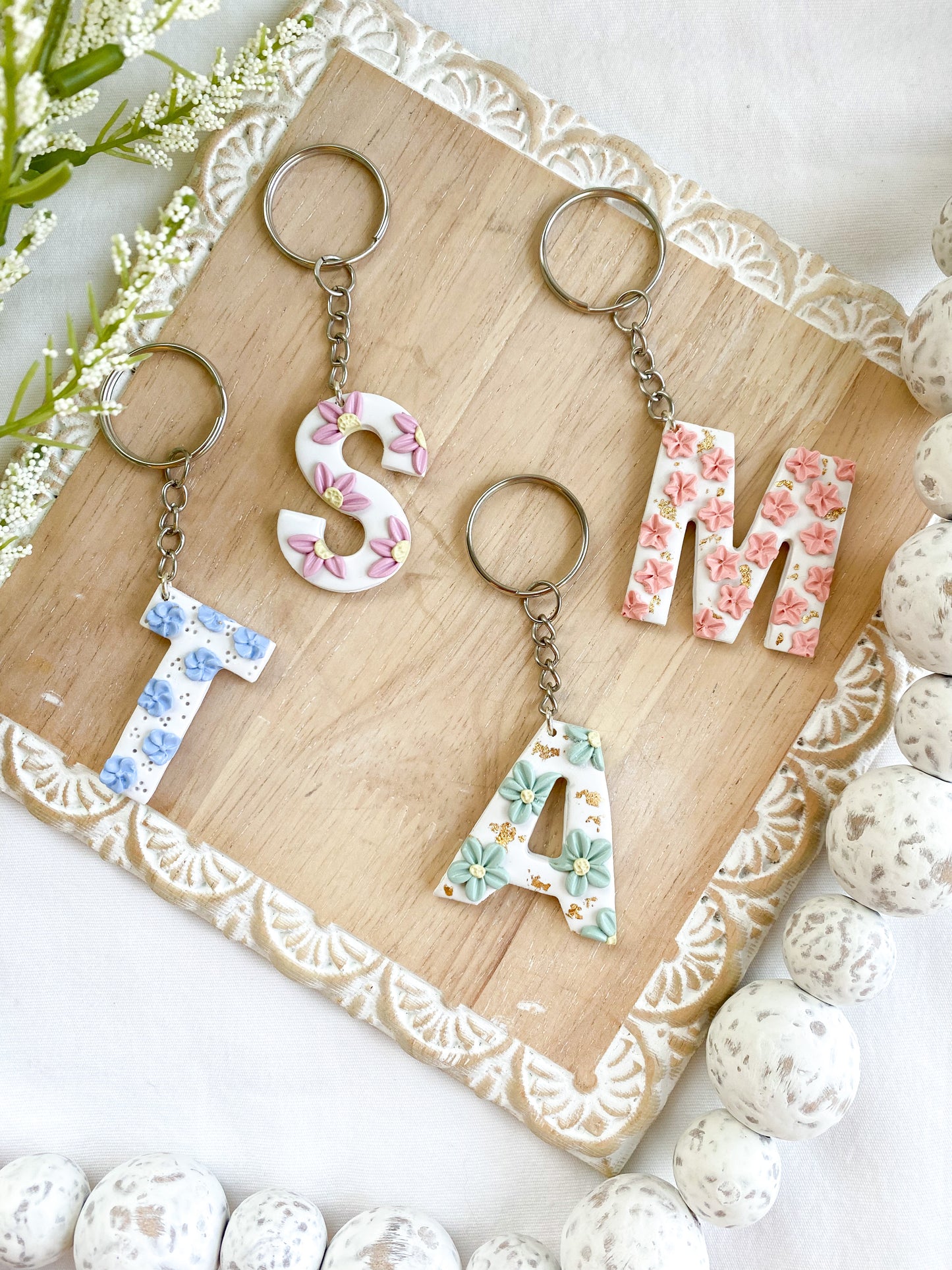 Letter Keychains