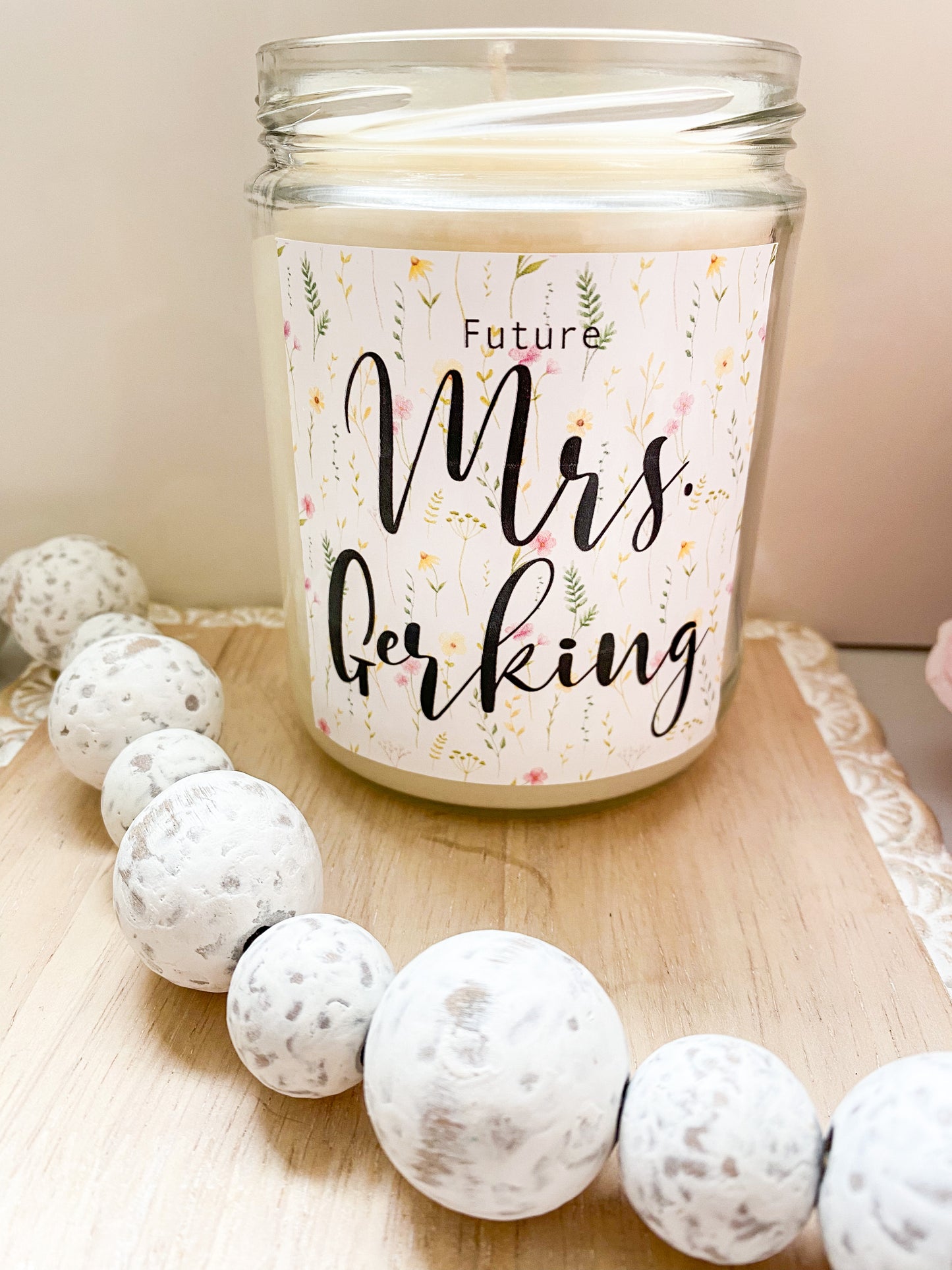 Engagement Candle