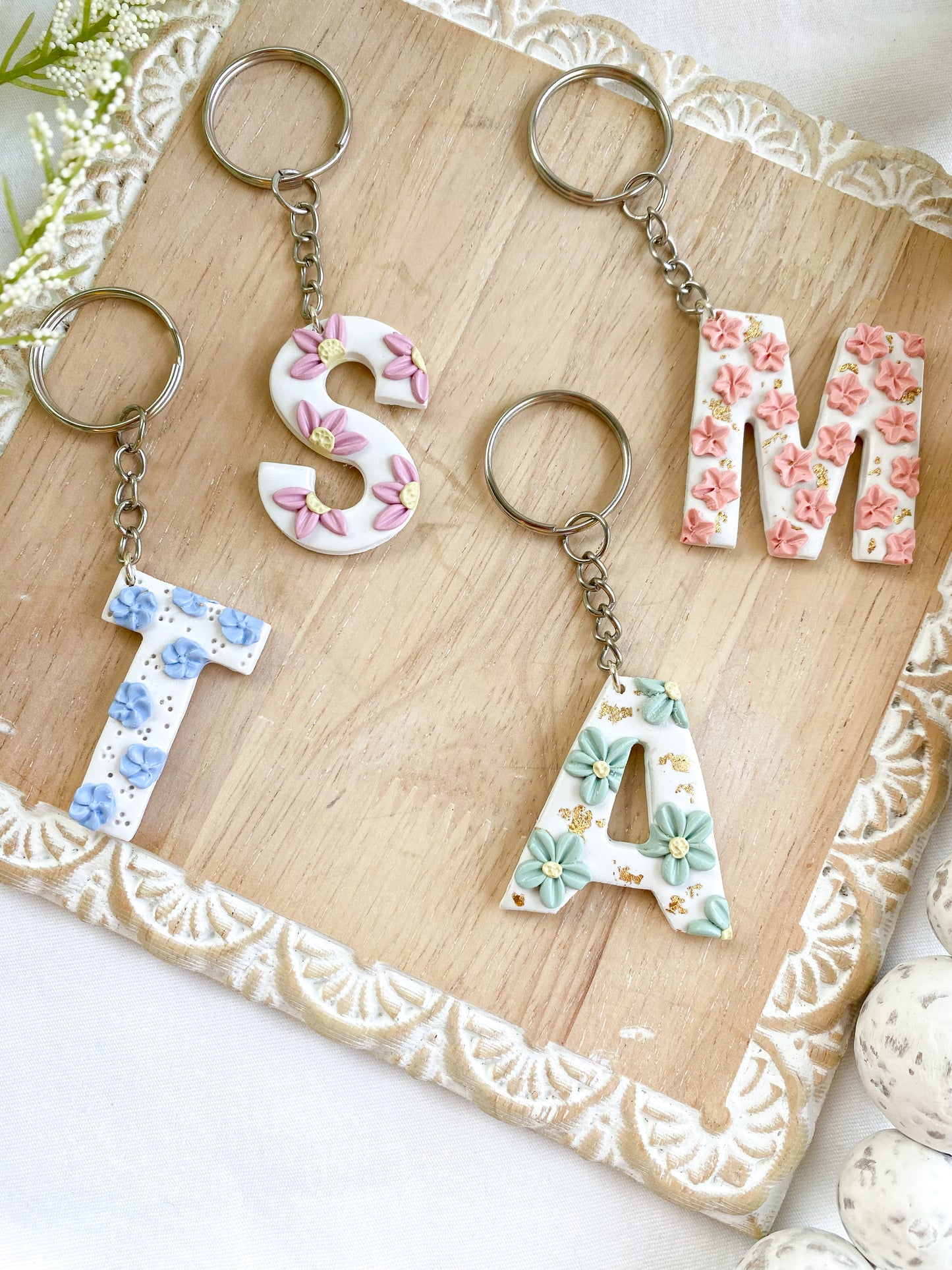 Letter Keychains