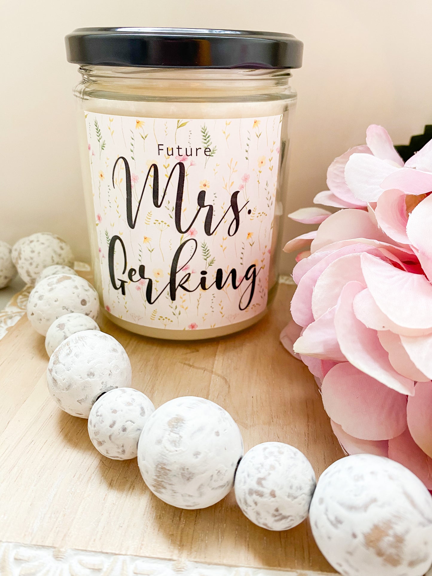 Engagement Candle