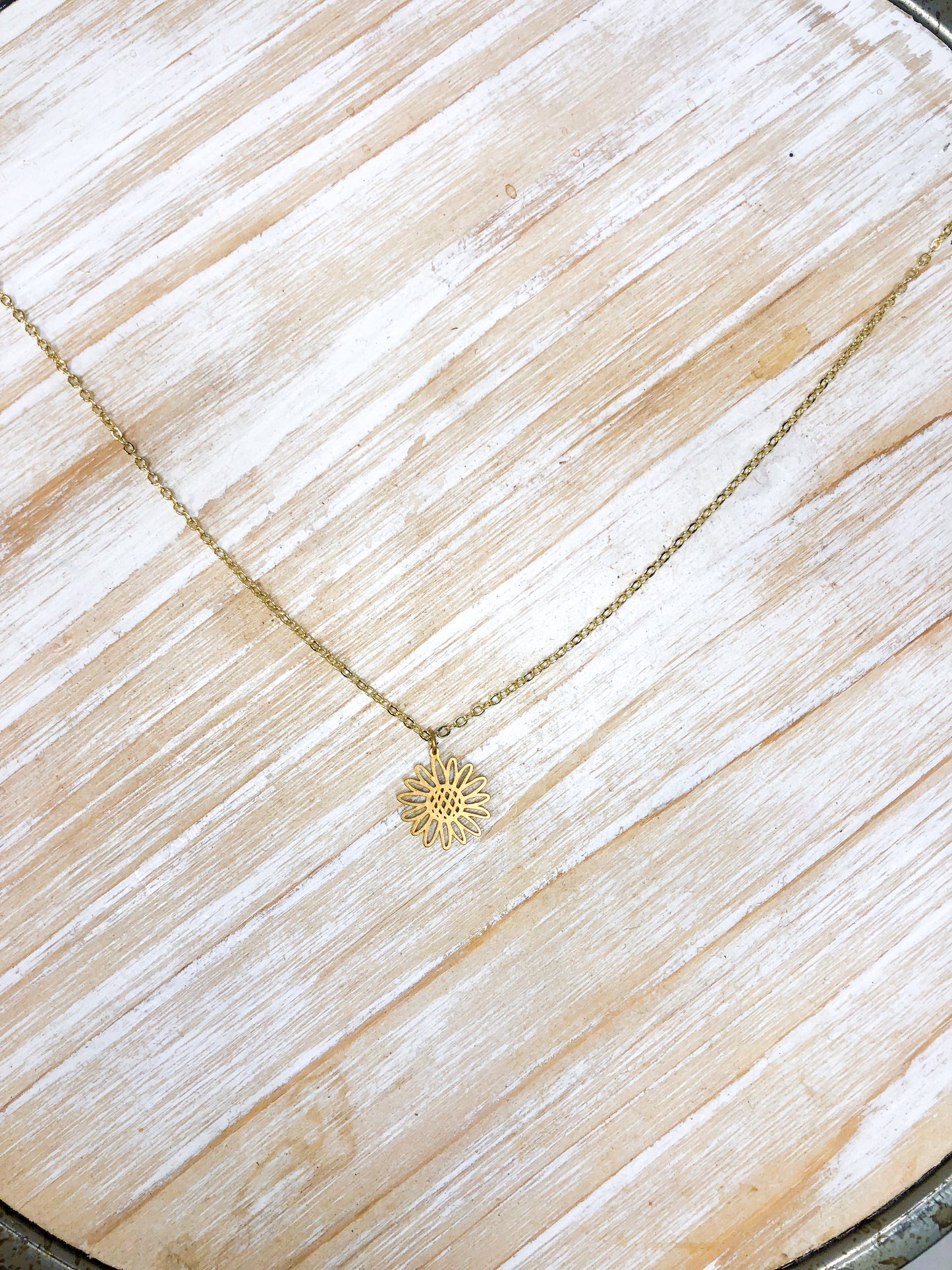 Sunflower Necklace
