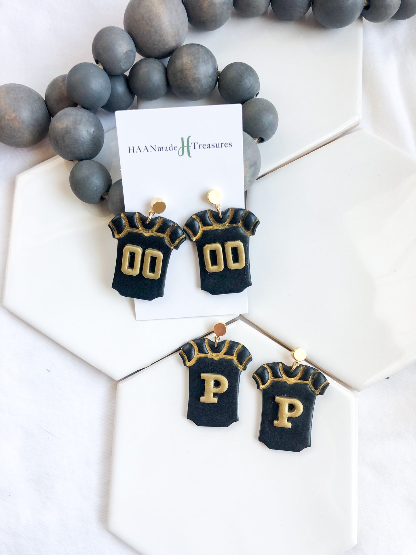 Black & Gold Football Jersey