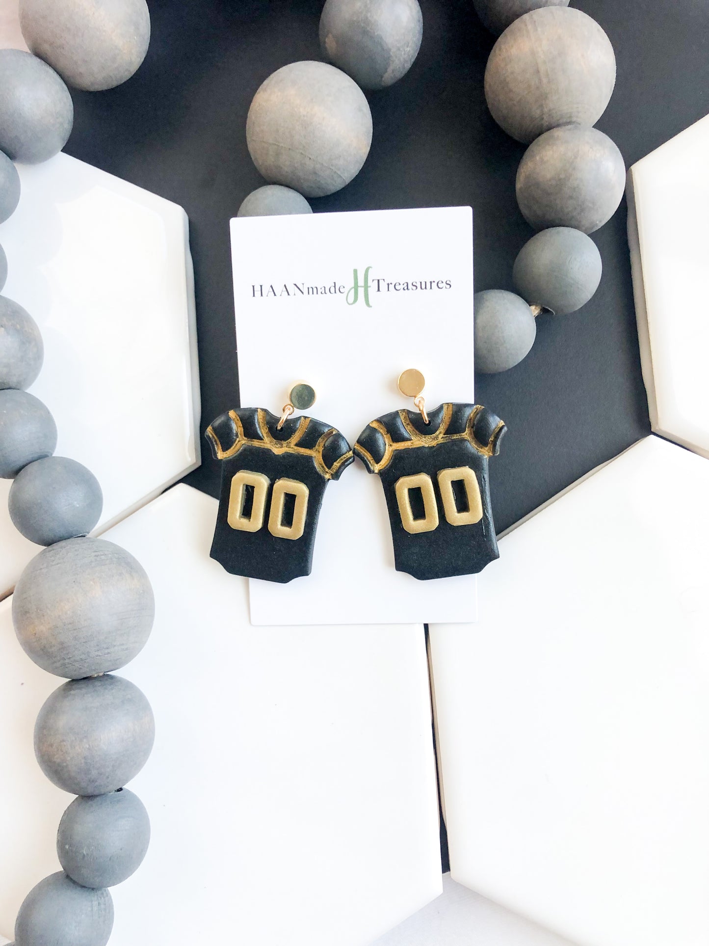 Black & Gold Football Jersey