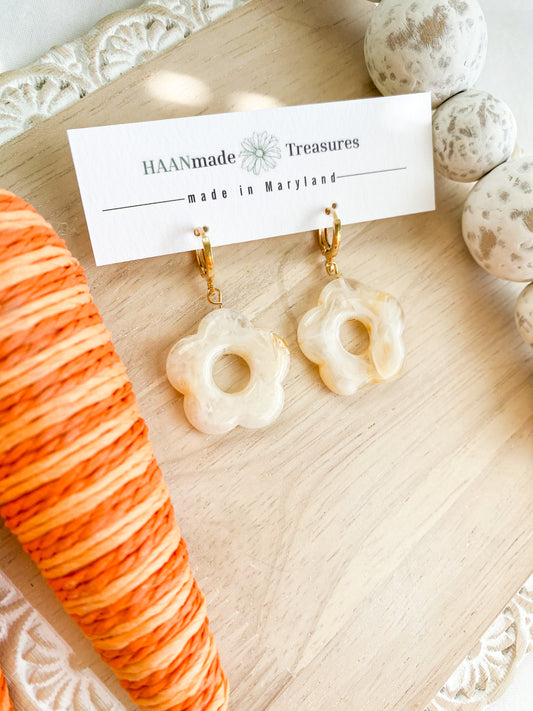 Translucent Flower Dangles