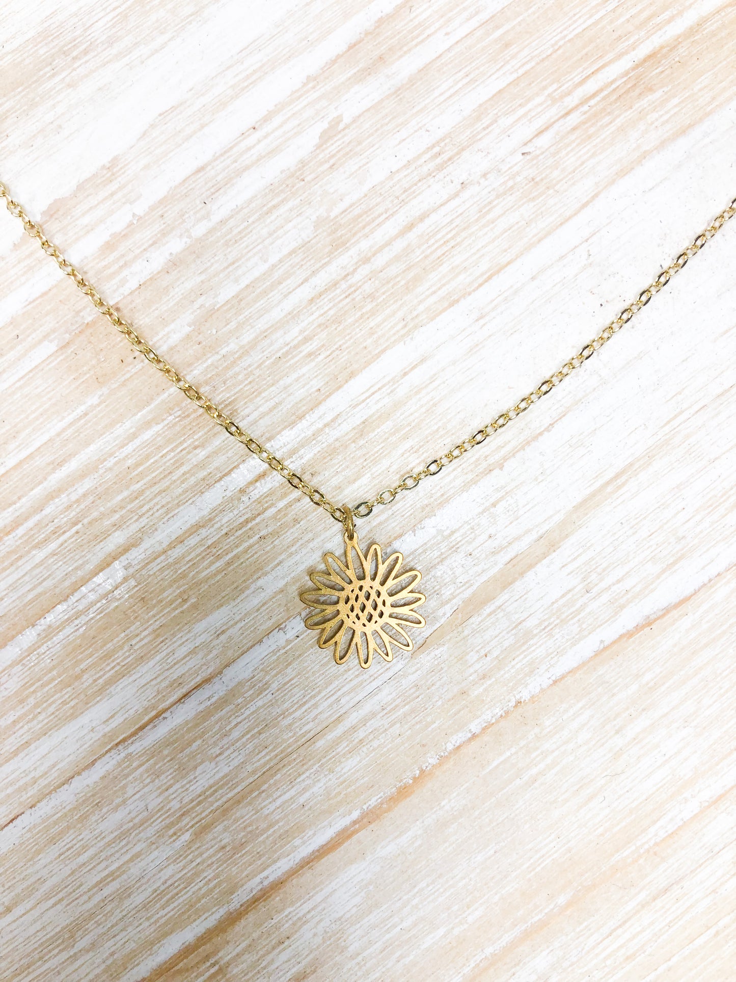 Sunflower Necklace