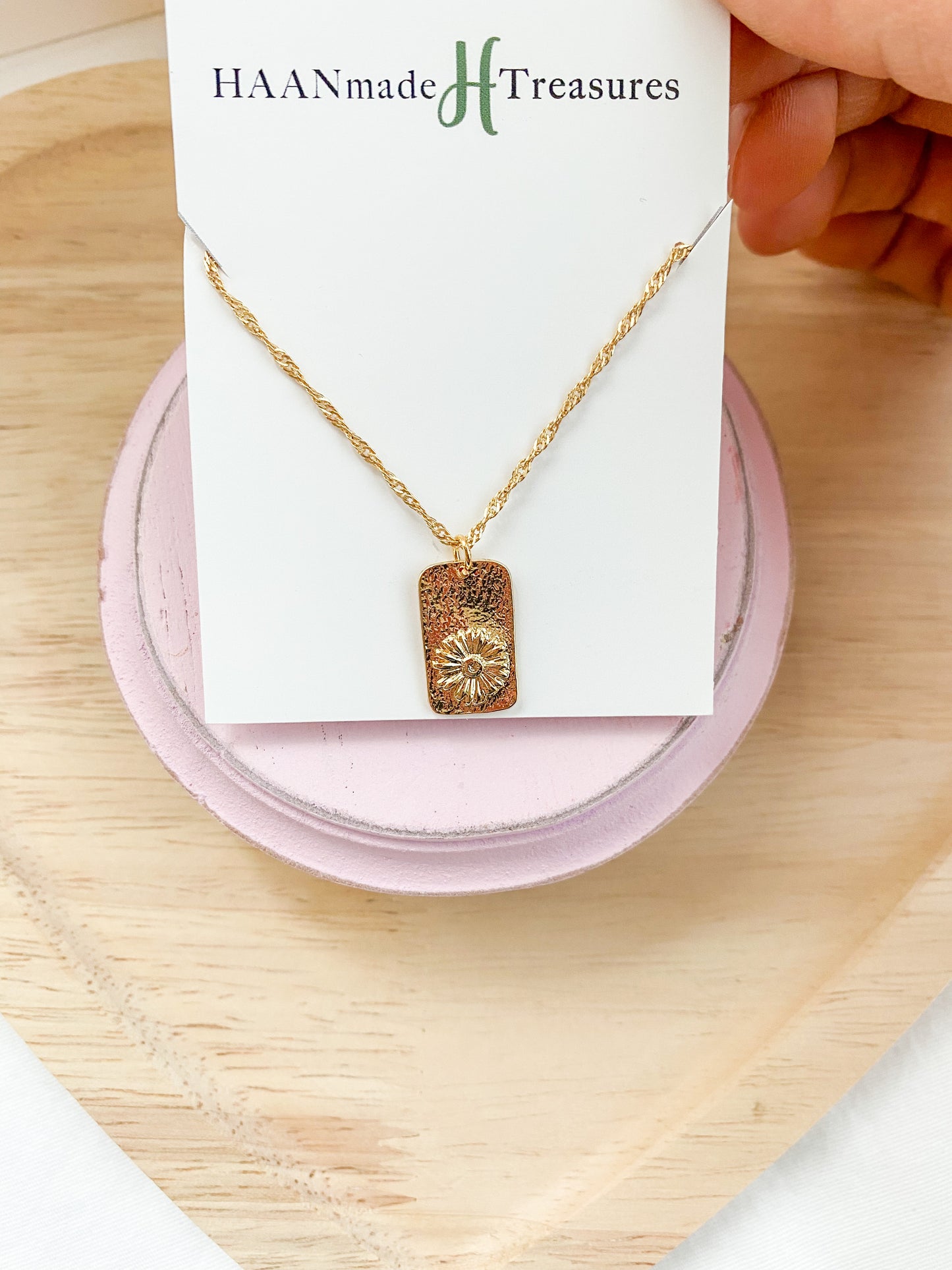 Sunflower Twisted Necklace