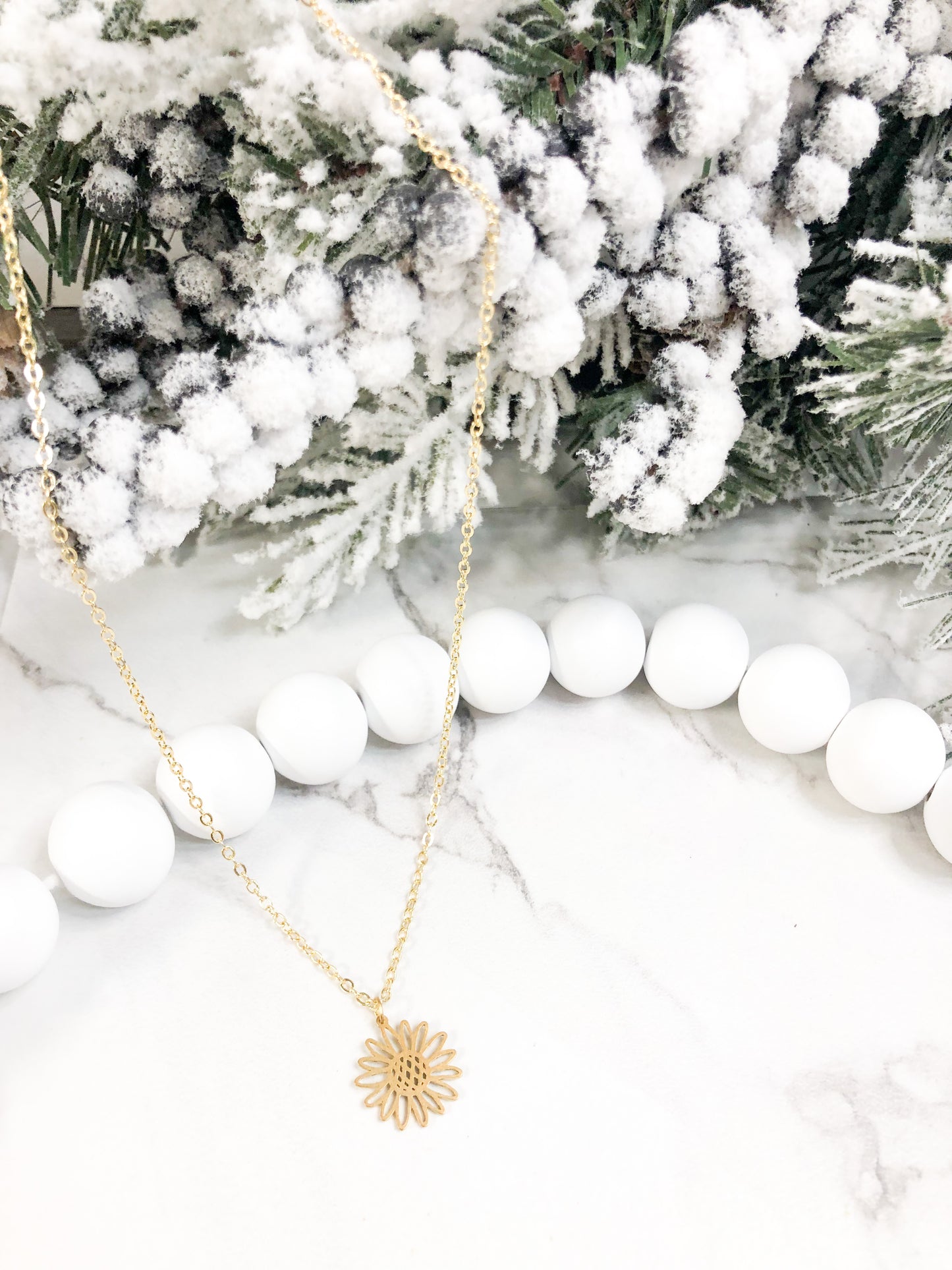 Sunflower Necklace