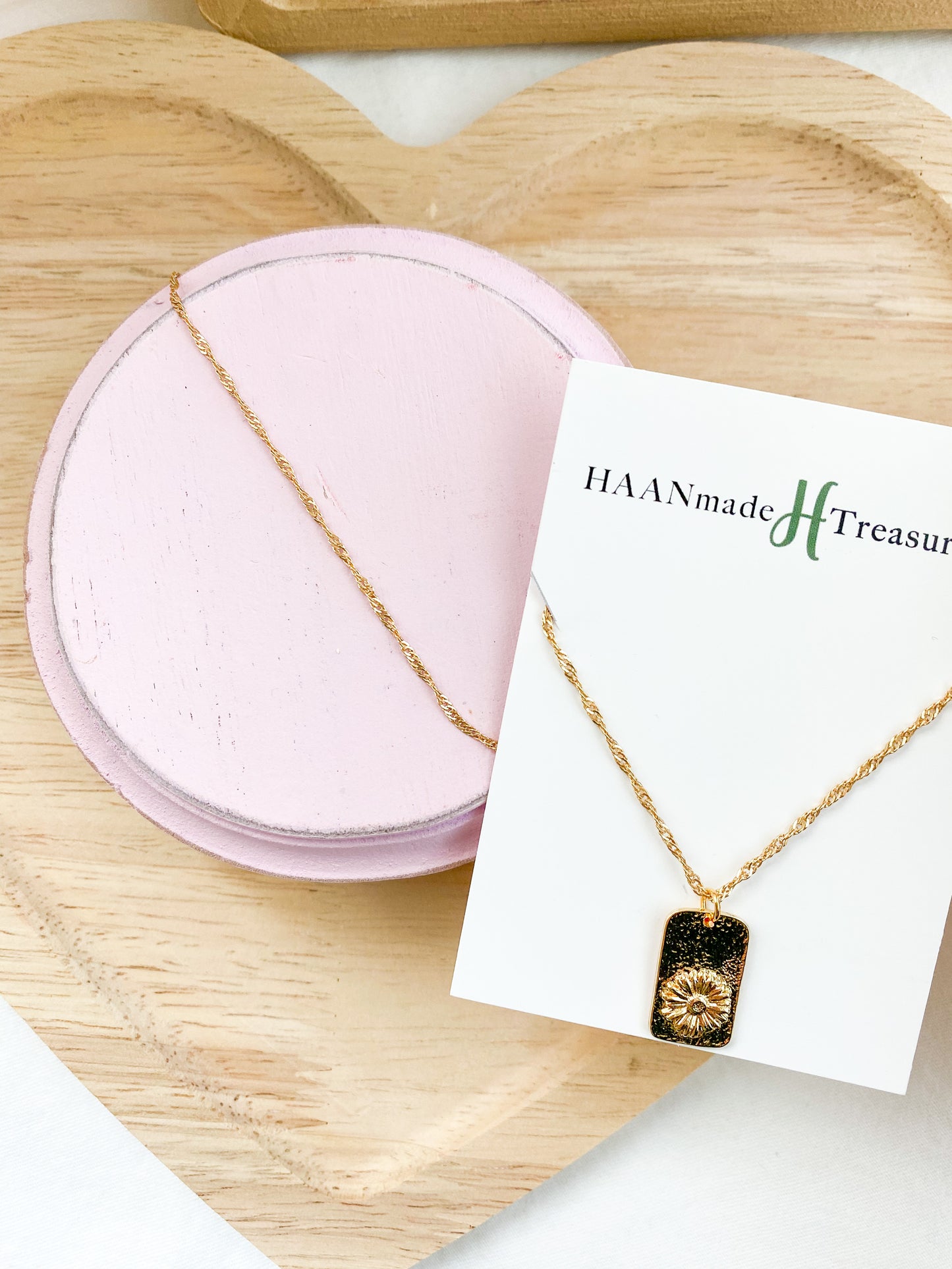 Sunflower Twisted Necklace