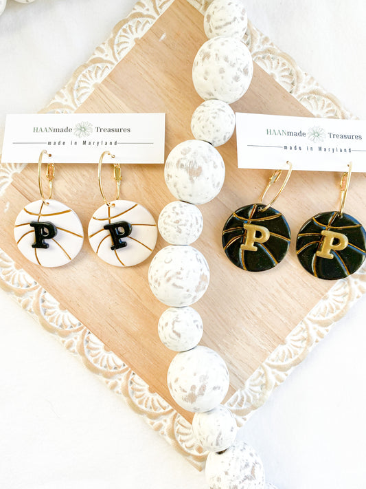Purdue Basketball Earrings