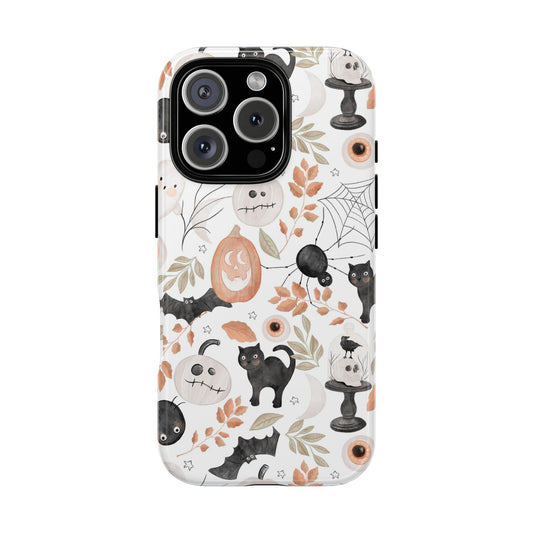 Cats & Pumpkins Tough Phone Case