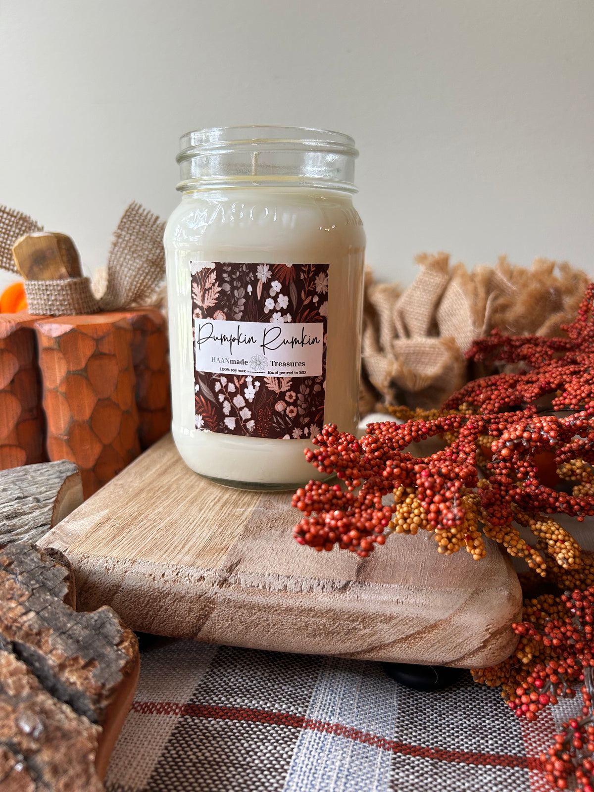 Pumpkin Rumkin Fall Candle