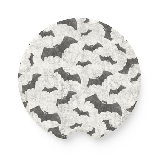 Bats! Soapstone Car Coaster