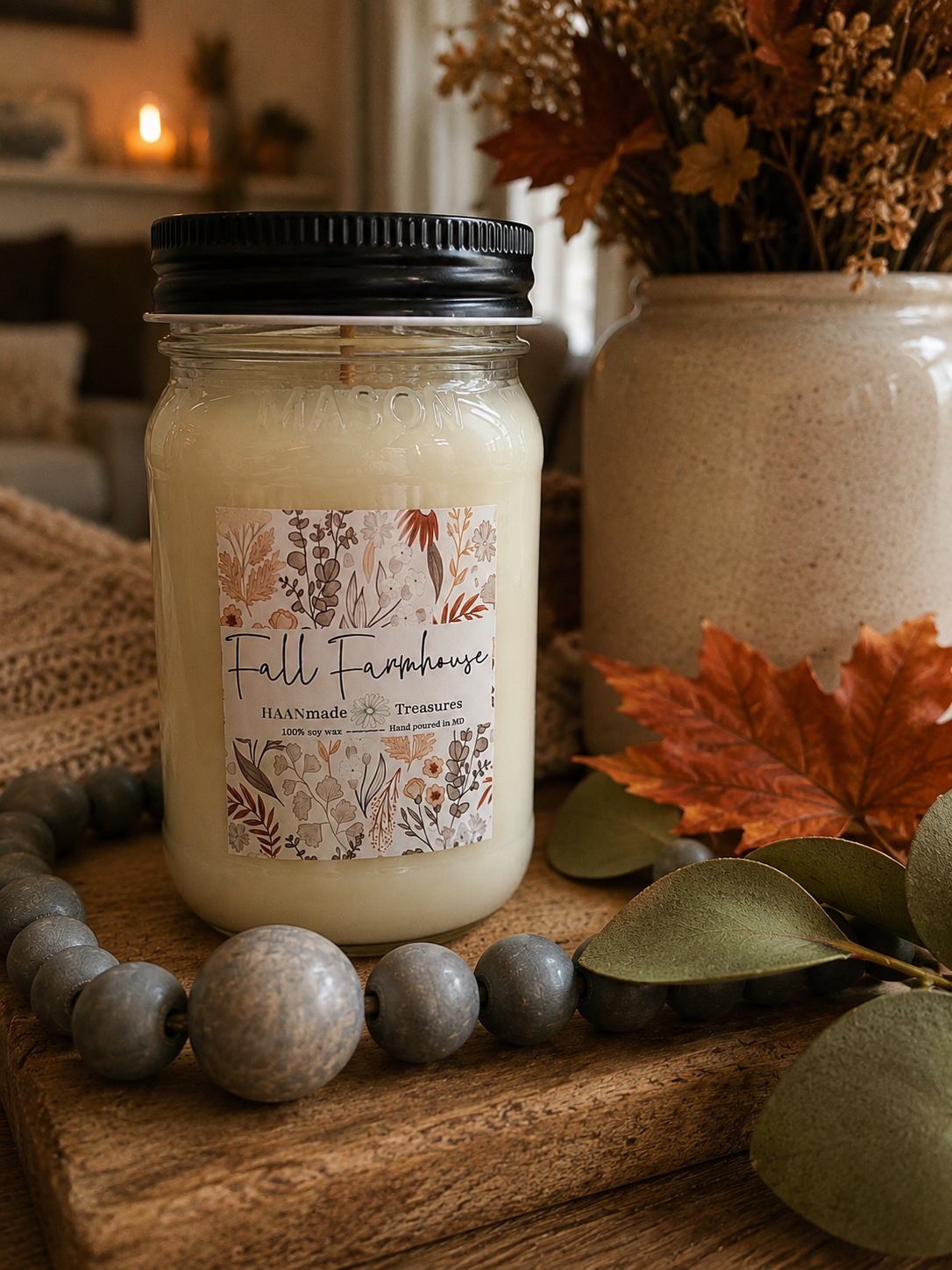 Fall Farmhouse Fall Candle