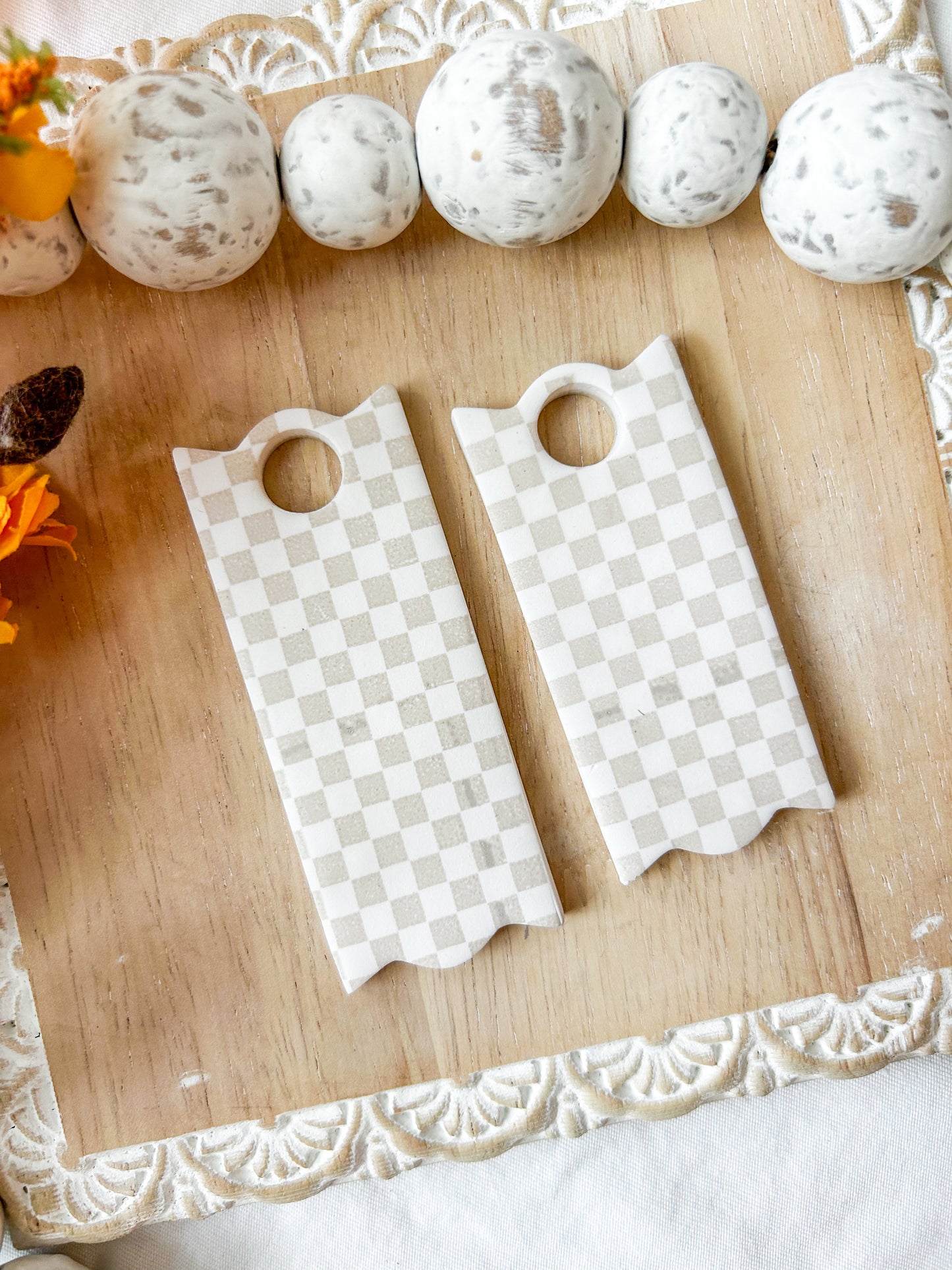Two-Toned Boho Checkered Stanley Topper