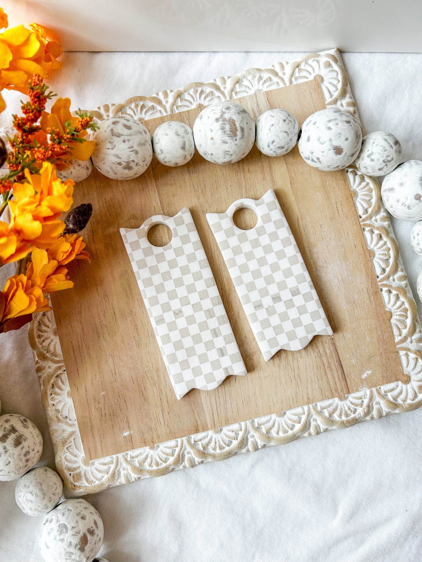 Two-Toned Boho Checkered Stanley Topper