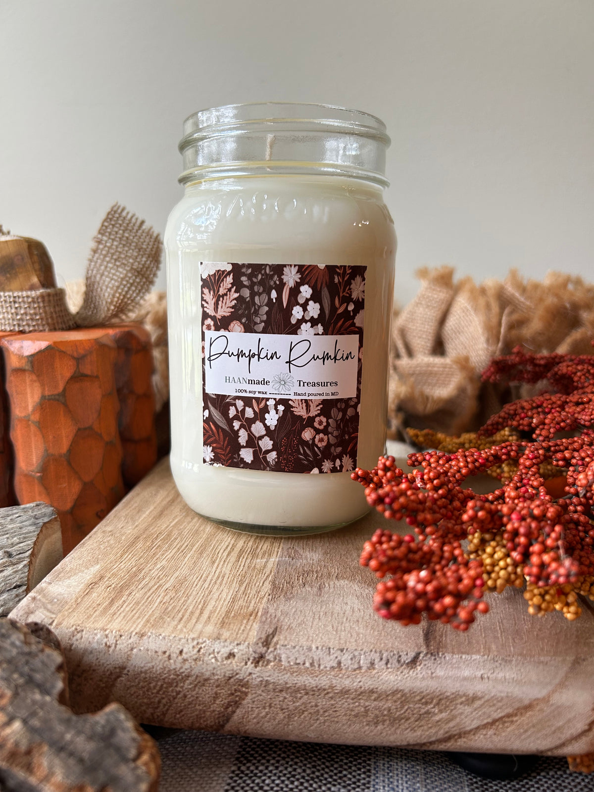 Pumpkin Rumkin Fall Candle
