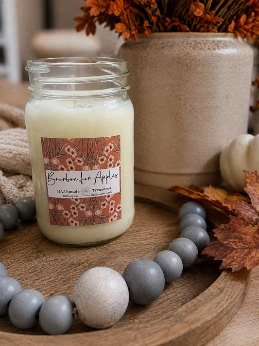 Bourbon for Apples Fall Candle