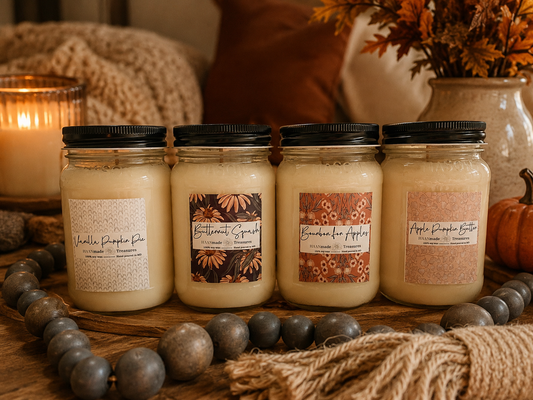 Apple Pumpkin Fall Candle Bundle