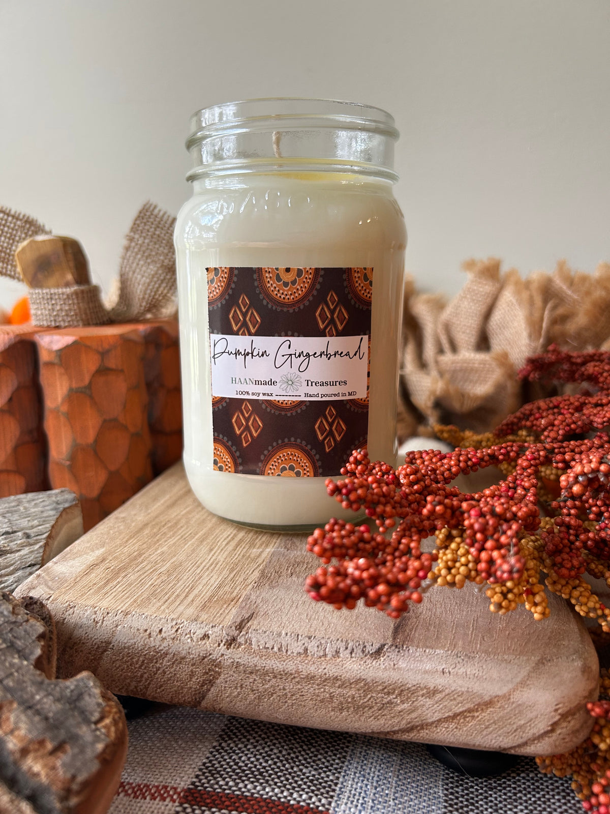 Pumpkin Ginger Bread Fall Candle