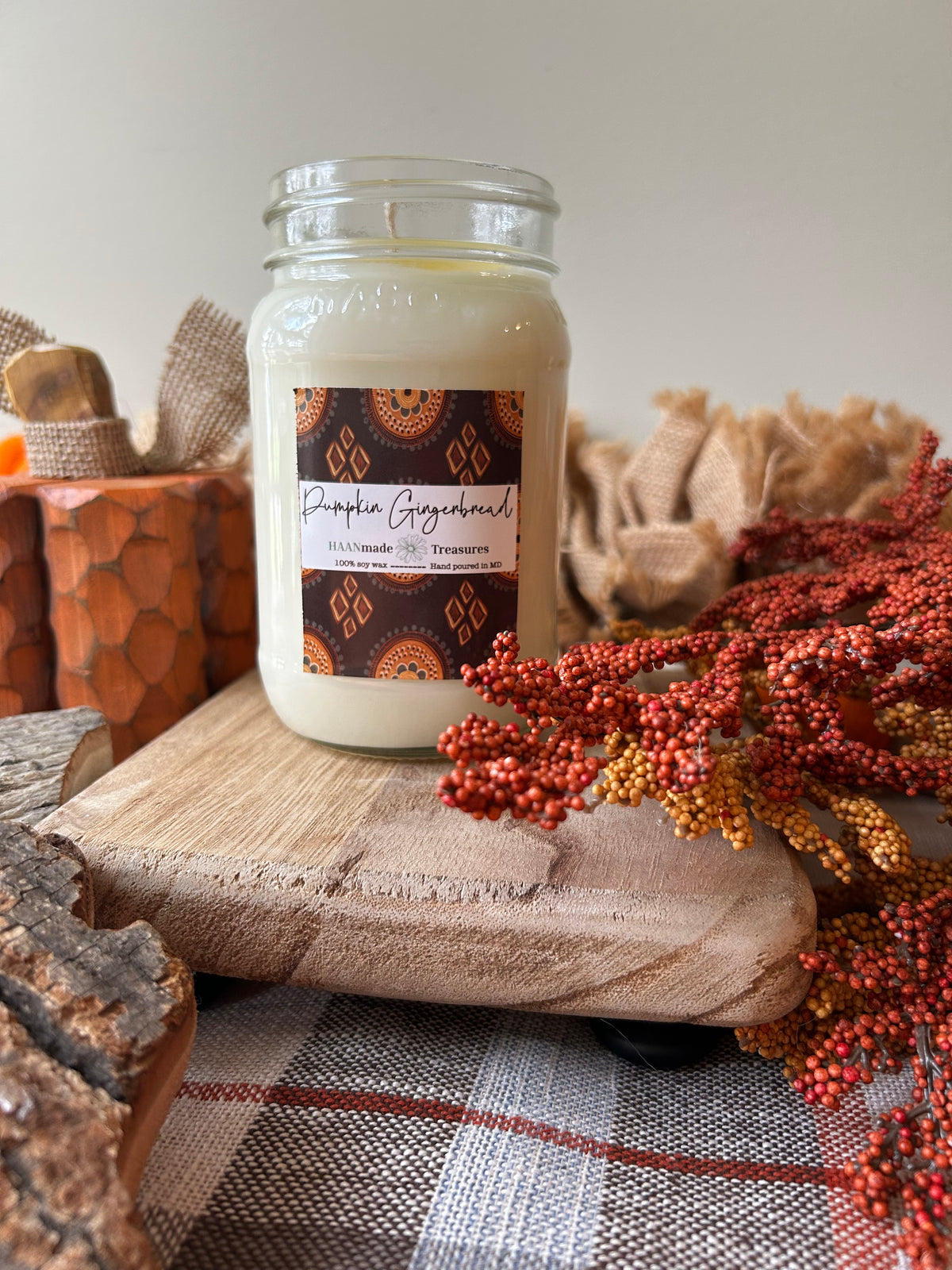 Pumpkin Ginger Bread Fall Candle