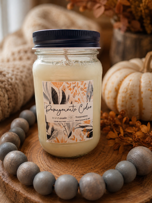 Pomegranate Cider Fall Candle
