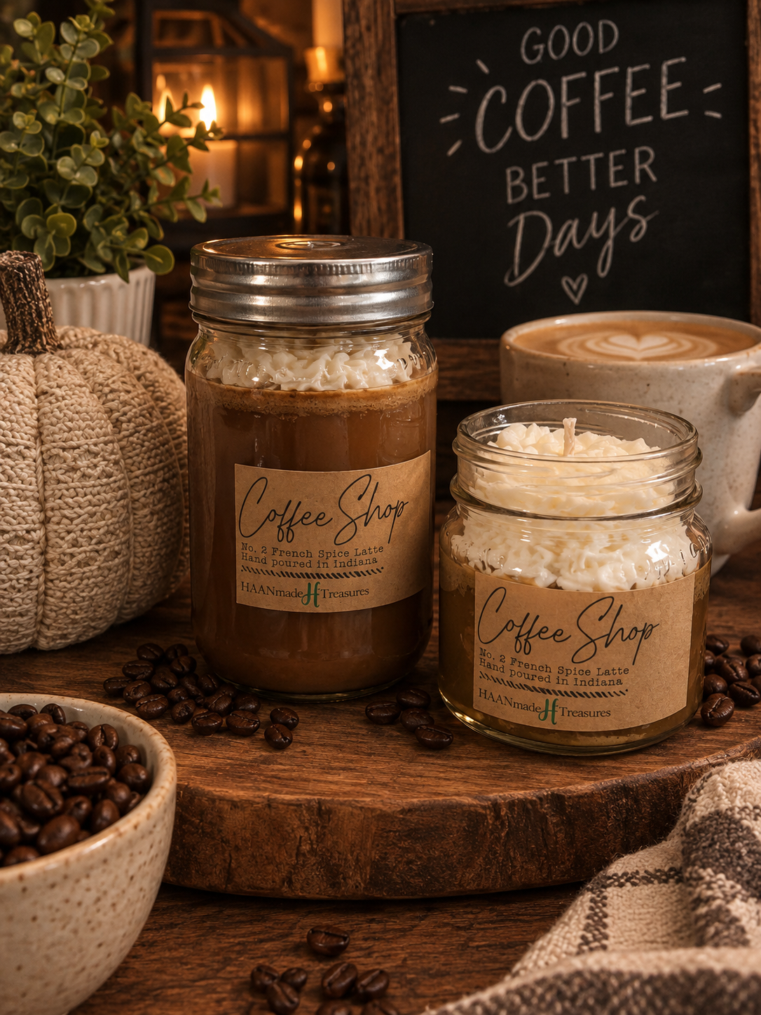 Pumpkin Spice Latte Soy Wax Candle