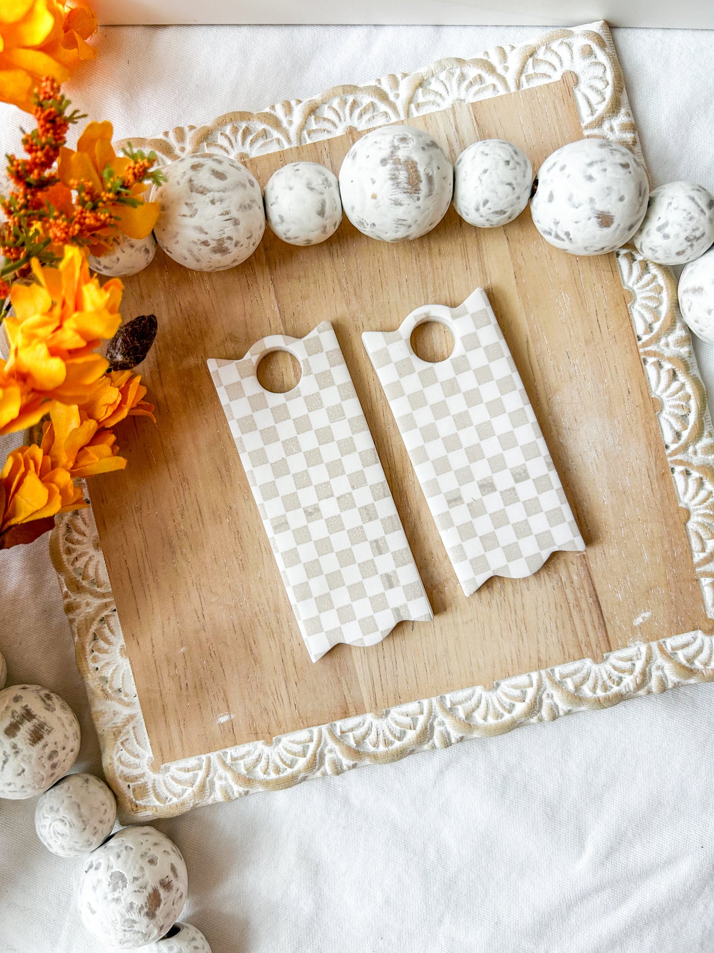 Two-Toned Boho Checkered Stanley Topper