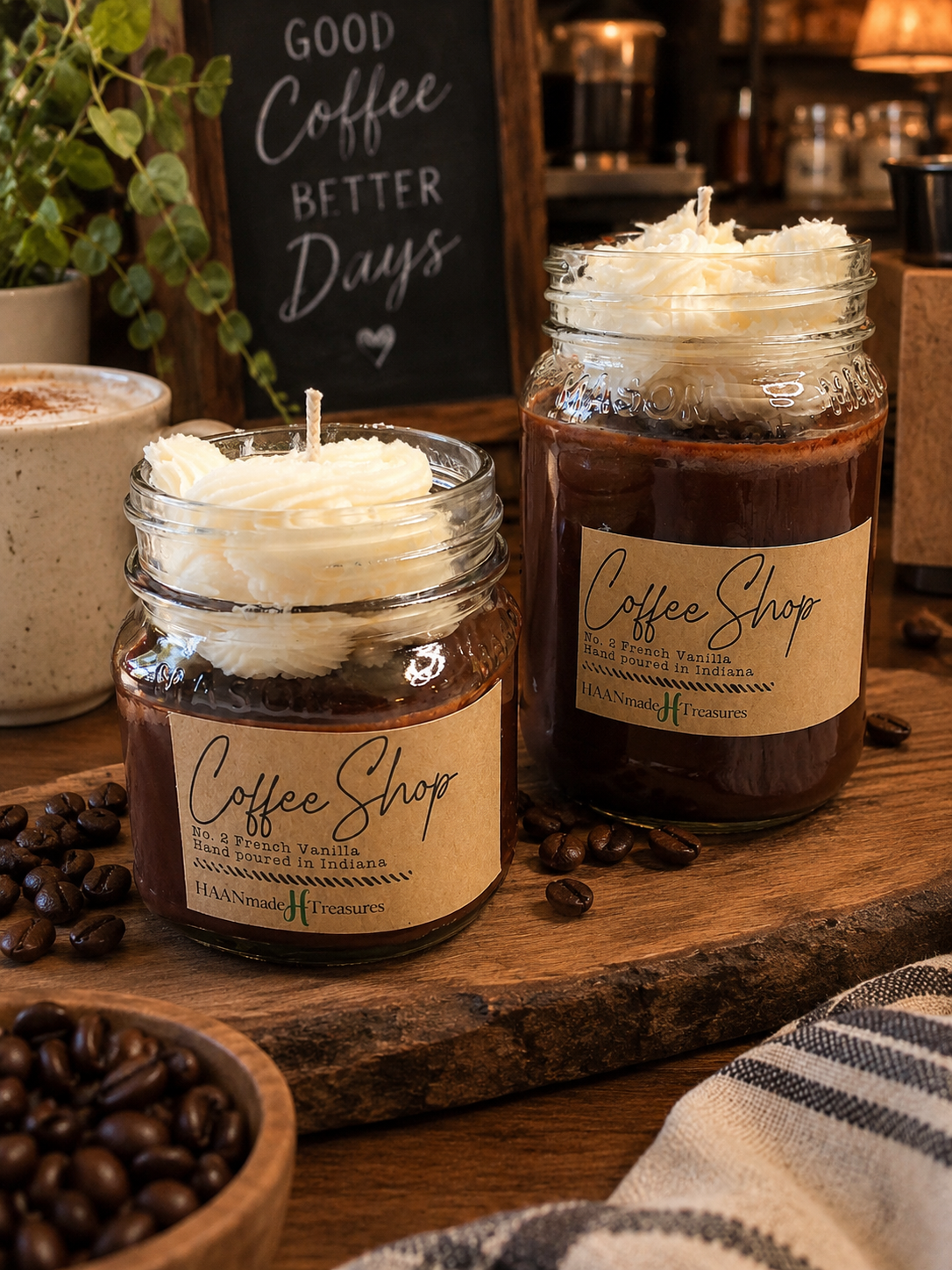 French Vanilla Soy Wax Candle