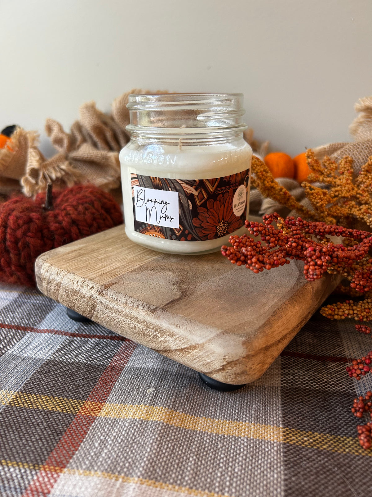 Blooming Mums Fall Candle