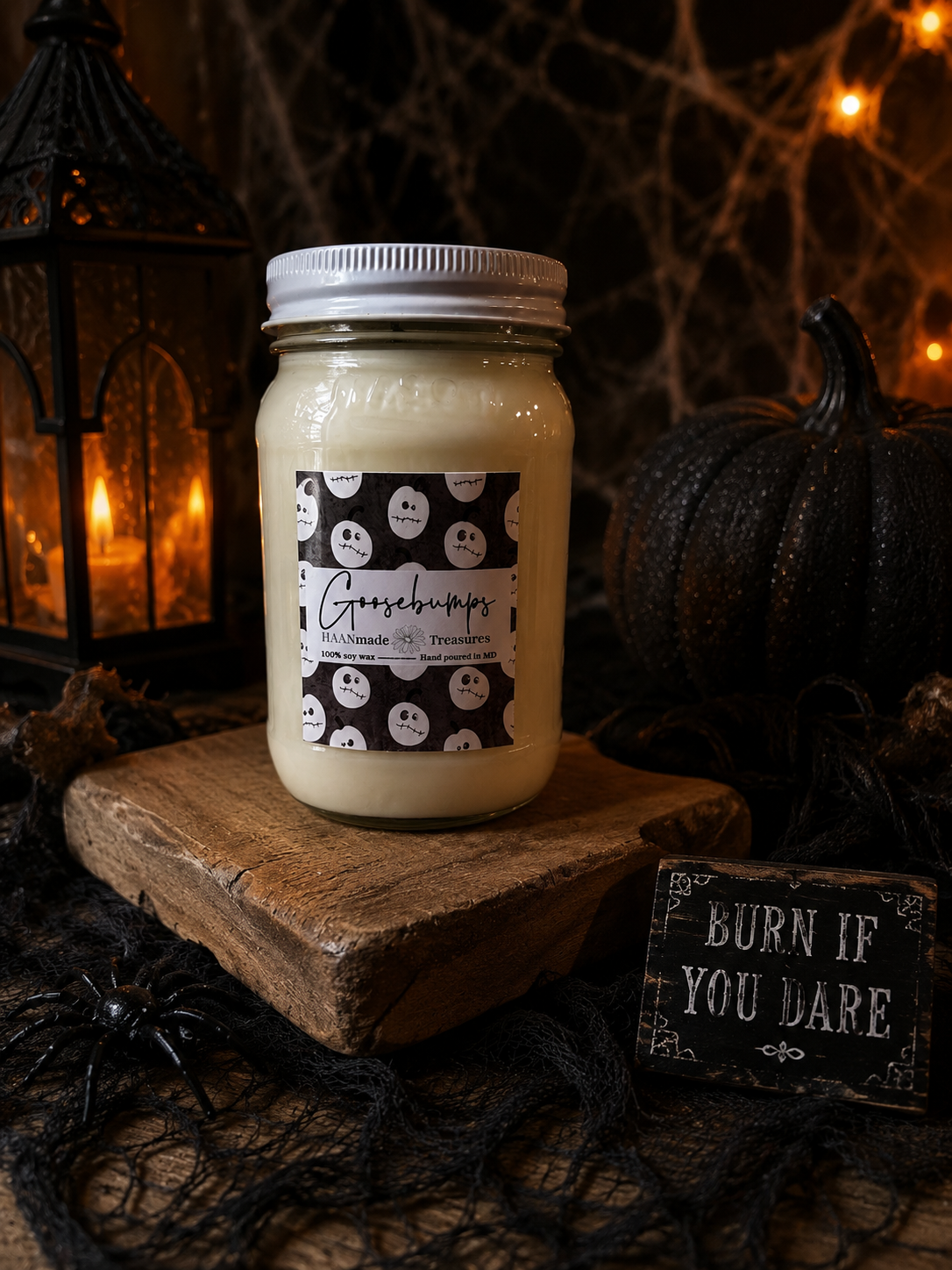 Goosebumps Halloween Candle