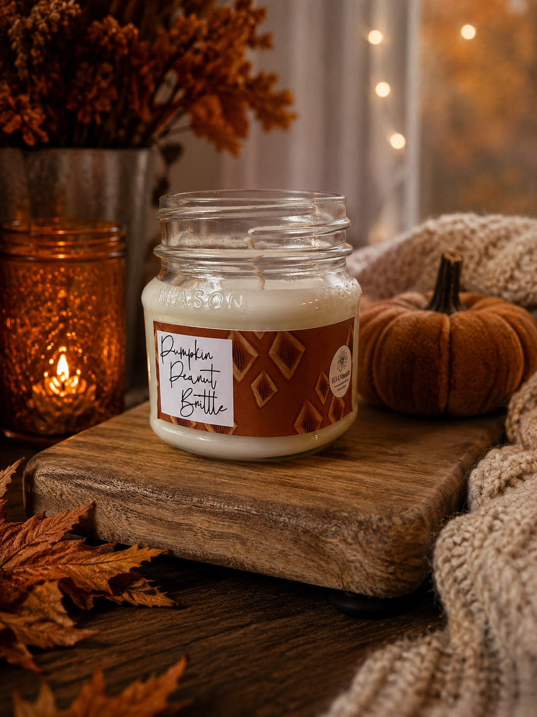 Pumpkin Peanut Brittle Fall Candle