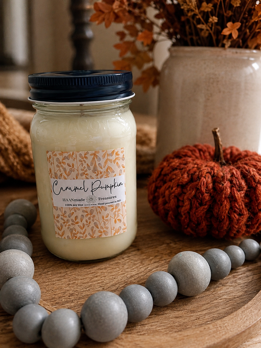 Caramel Pumpkin Fall Candle