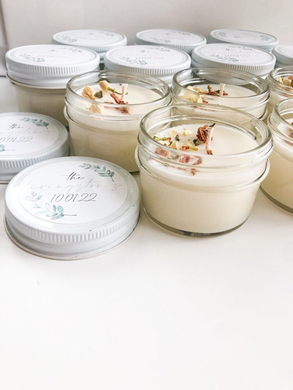 Personalized Candle Favors