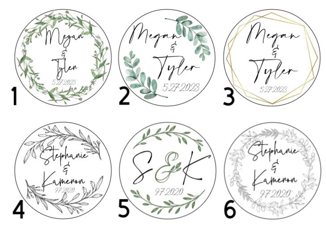 Personalized Candle Favors