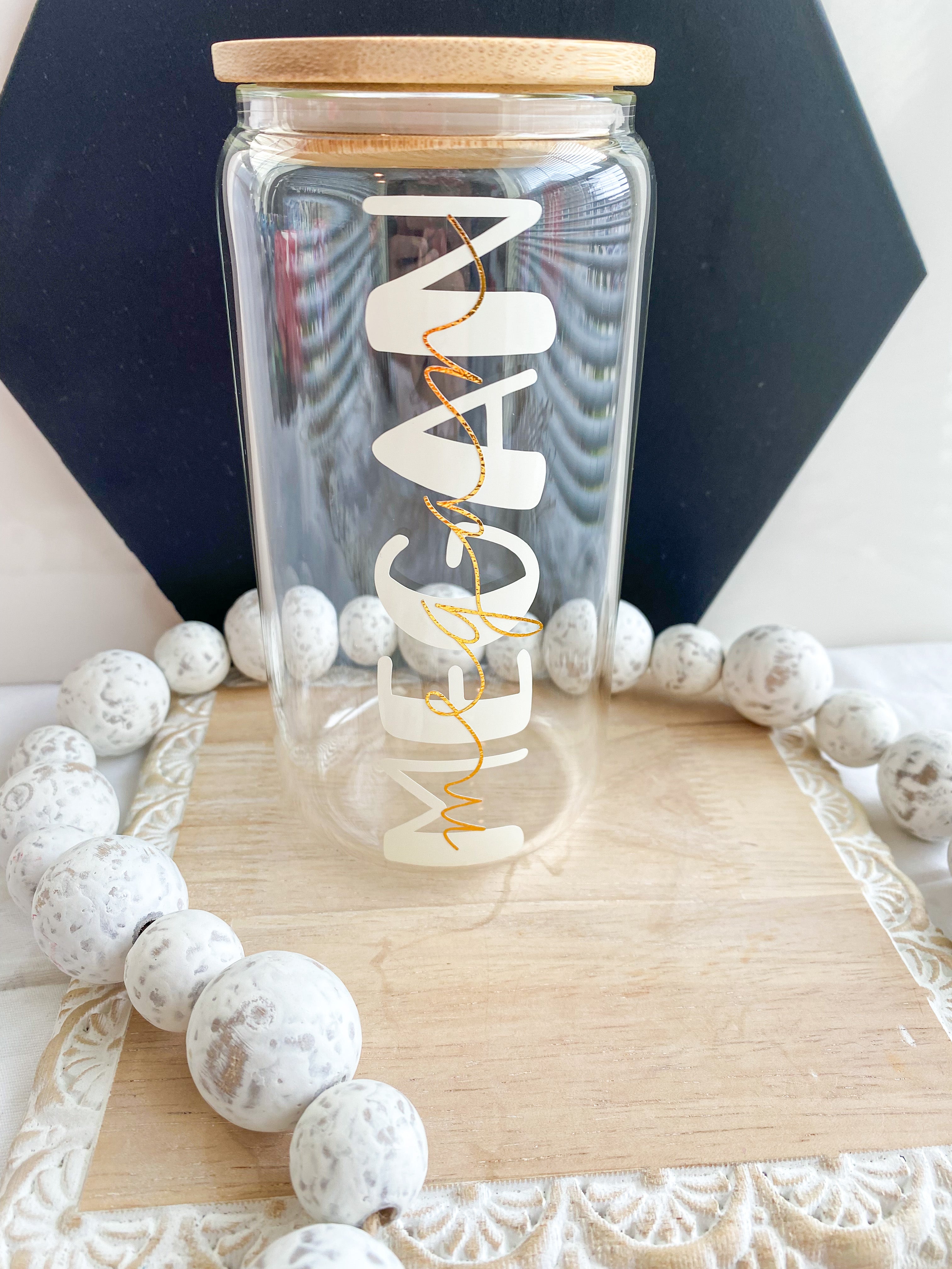 Personalized Glass Cup