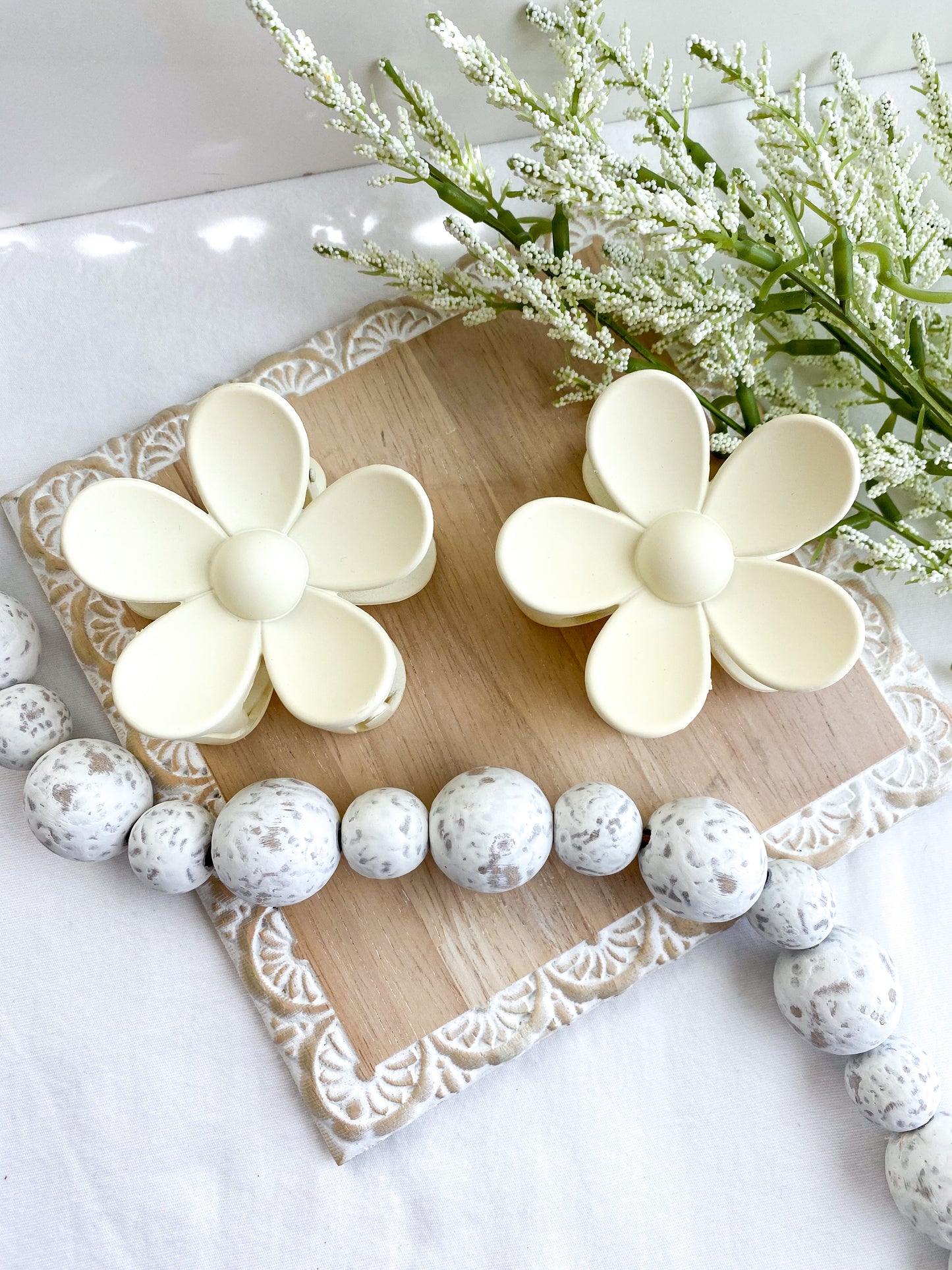 Flower Claw Clips